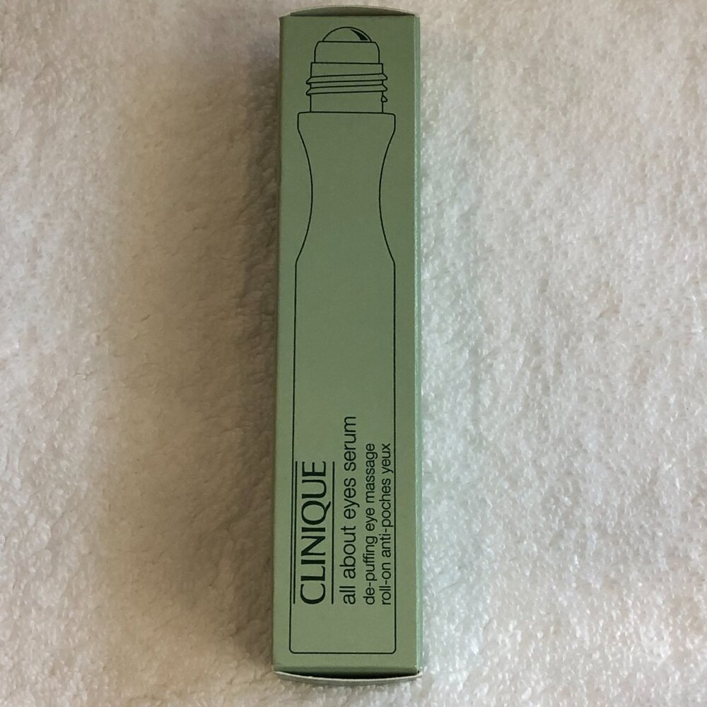 NWT Clinique All About Eye Serum De-Puffing Eye Massage 15ml/0.5oz - Picture 3 of 9